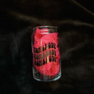 Homebody 16oz glass cup